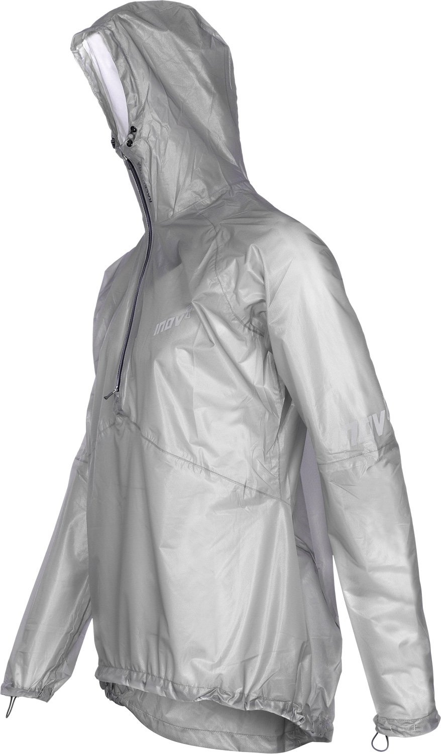 inov-8 Adult Race Ultrashell Jacket, Gargoyle/Transparent, Large